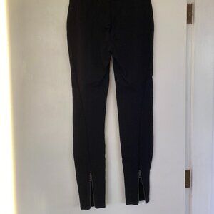 Rag & Bone black leggings with back ankle zip